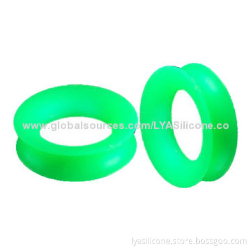 Red Color Implant Grade Silicone Ear Expanders, Adorable, Comfortable, Colorful